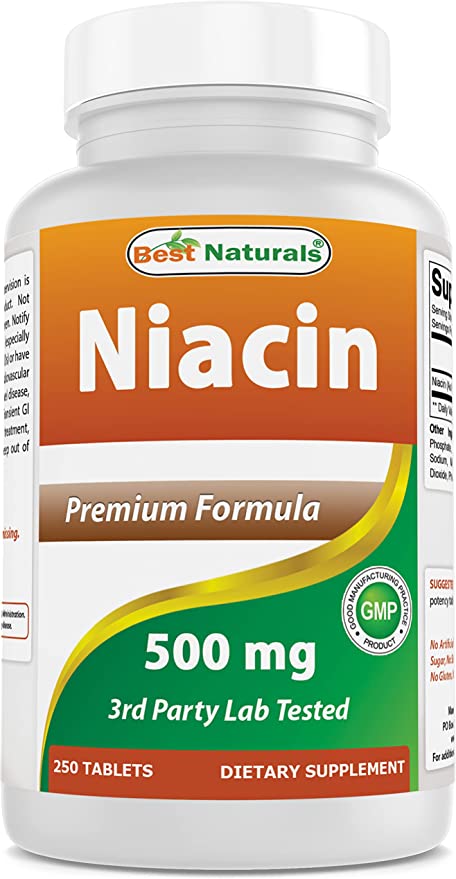 Vitamina B3 500 mg – niacinamide, 180 capsule 