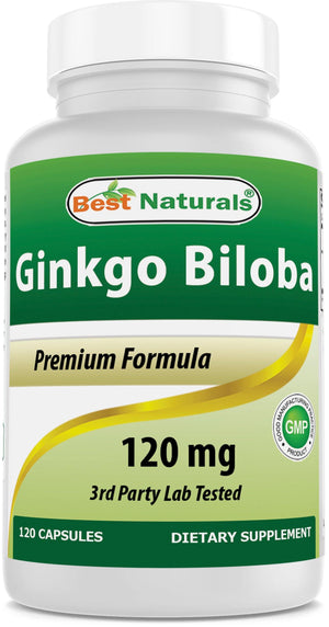 Best Naturals Ginkgo Biloba 120 mg 120 Capsules - shopbestnaturals.com