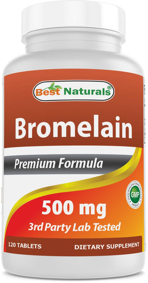 Best Naturals Bromelain 500 mg 120 Tablets - shopbestnaturals.com