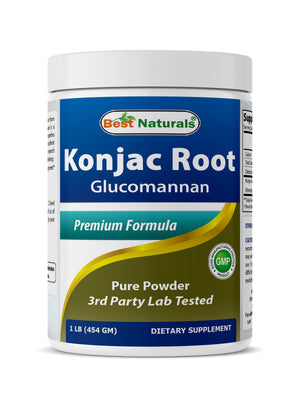 Best Naturals Konjac Glucomanan Root 1 Lb - shopbestnaturals.com