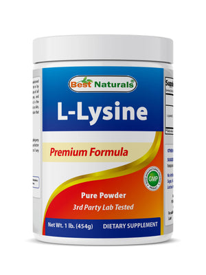 Best Naturals L-Lysine Powder 1 Lb - shopbestnaturals.com