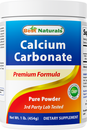 Best Naturals Calcium Carbonate 1 Lb Powder