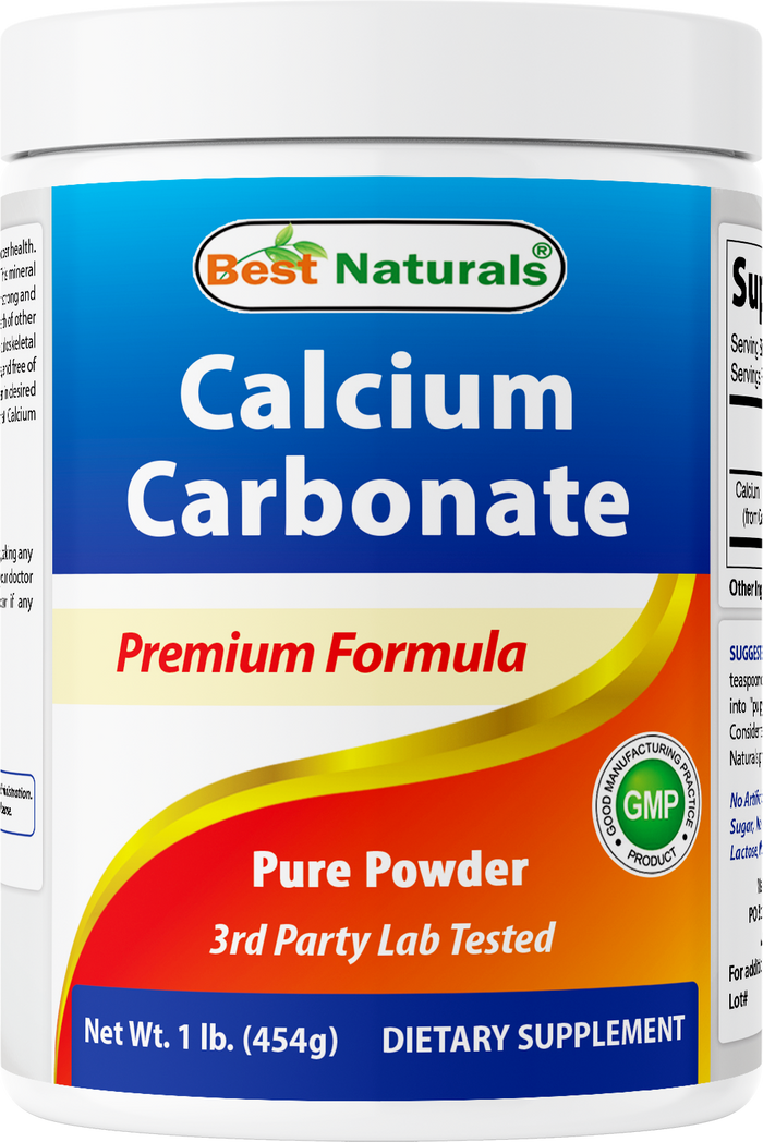 Best Naturals Calcium Carbonate 1 Lb Powder