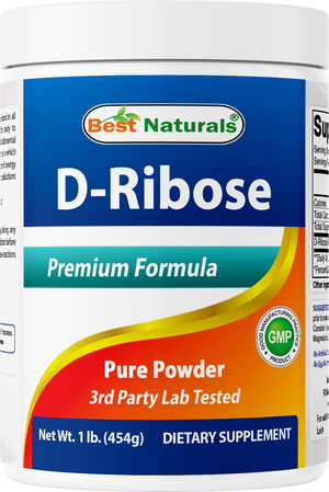 Best Naturals D-Ribose 1 Lb Pure Powder