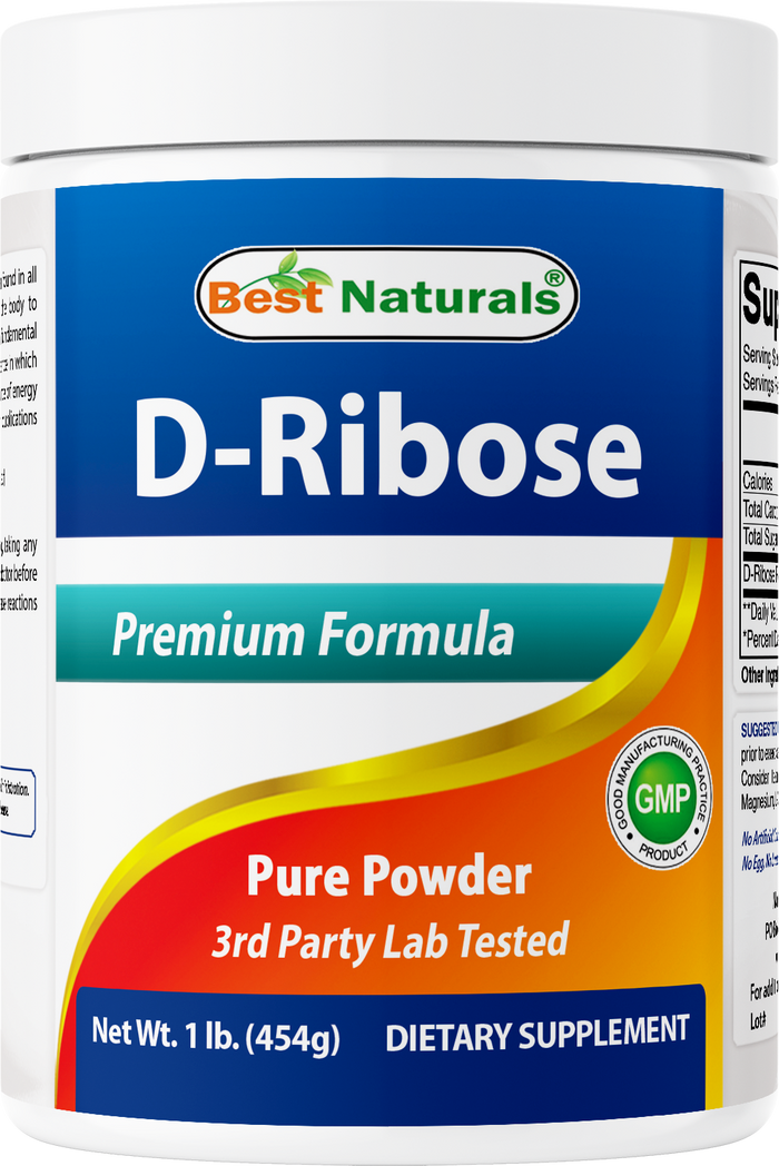 Best Naturals D-Ribose 1 Lb Pure Powder