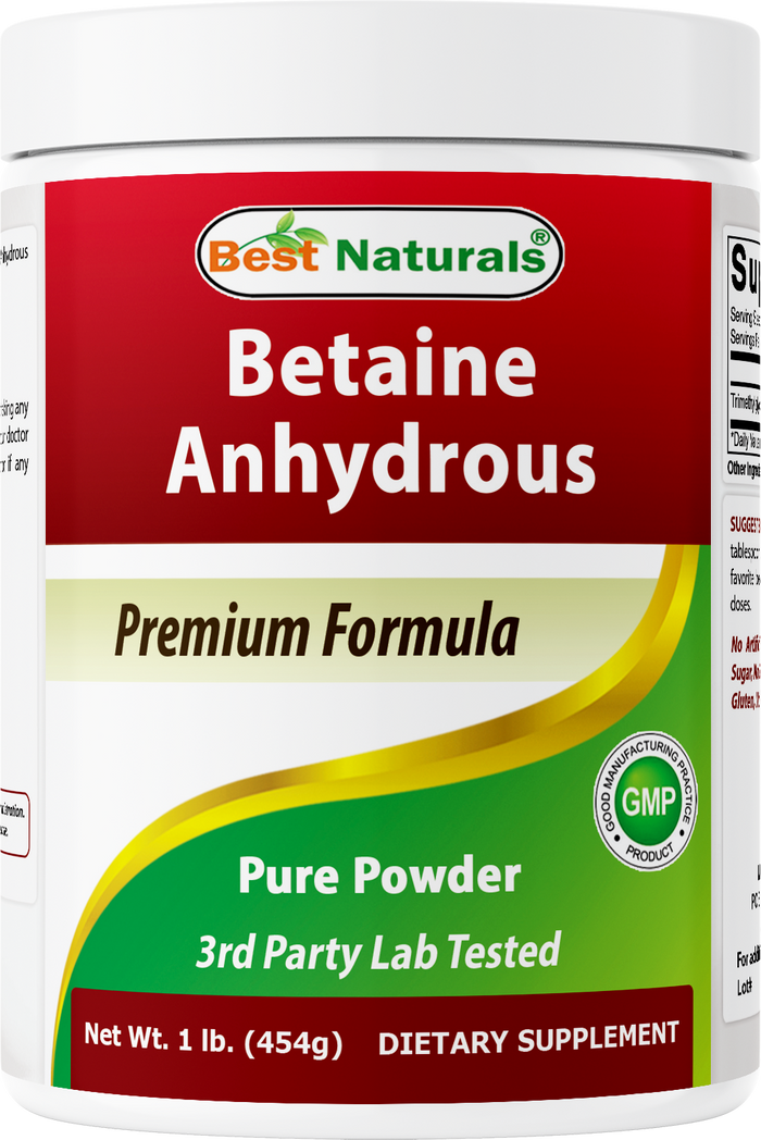 Best Naturals Betaine Anhydrous Trimethylglycine (TMG) Pure Powder 1 Pound