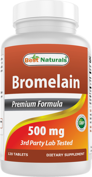 Best Naturals Bromelain 500 mg 120 Tablets