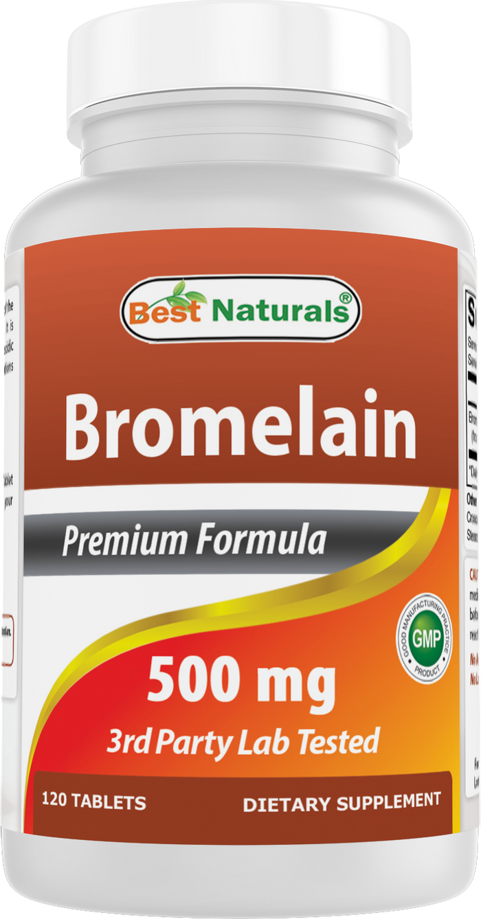 Best Naturals Bromelain 500 mg 120 Tablets