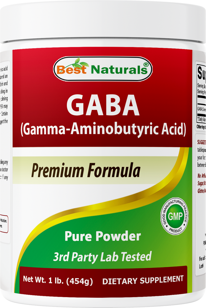 Best Naturals GABA (Gamma Aminobutyric Acid) Pure 1 Lb Powder