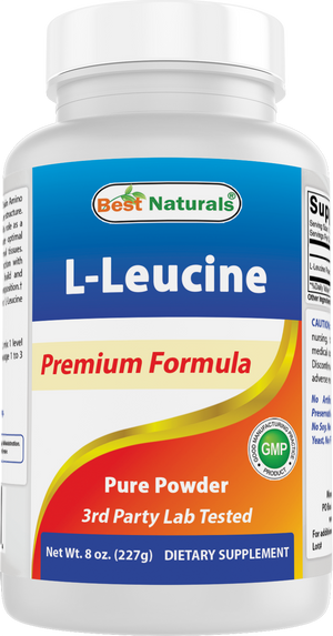 Best Naturals L-Leucine Pure Powder 8 OZ