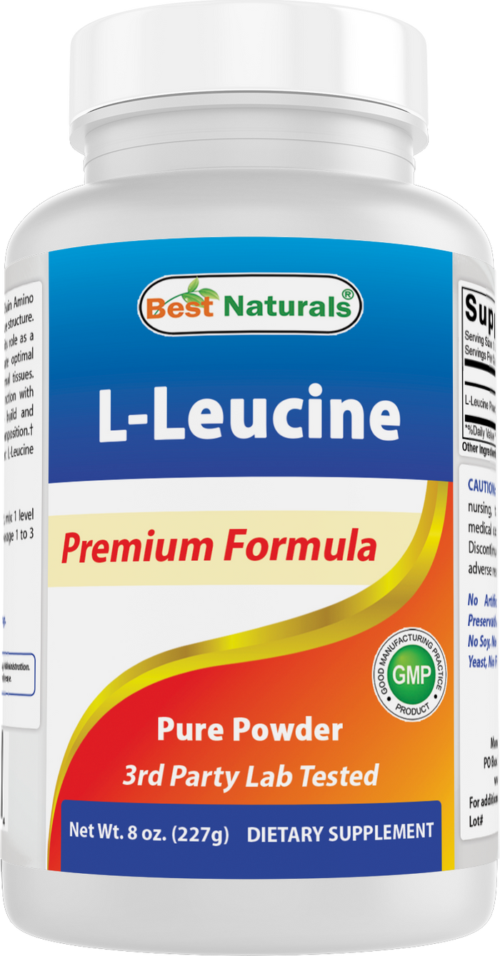 Best Naturals L-Leucine Pure Powder 8 OZ