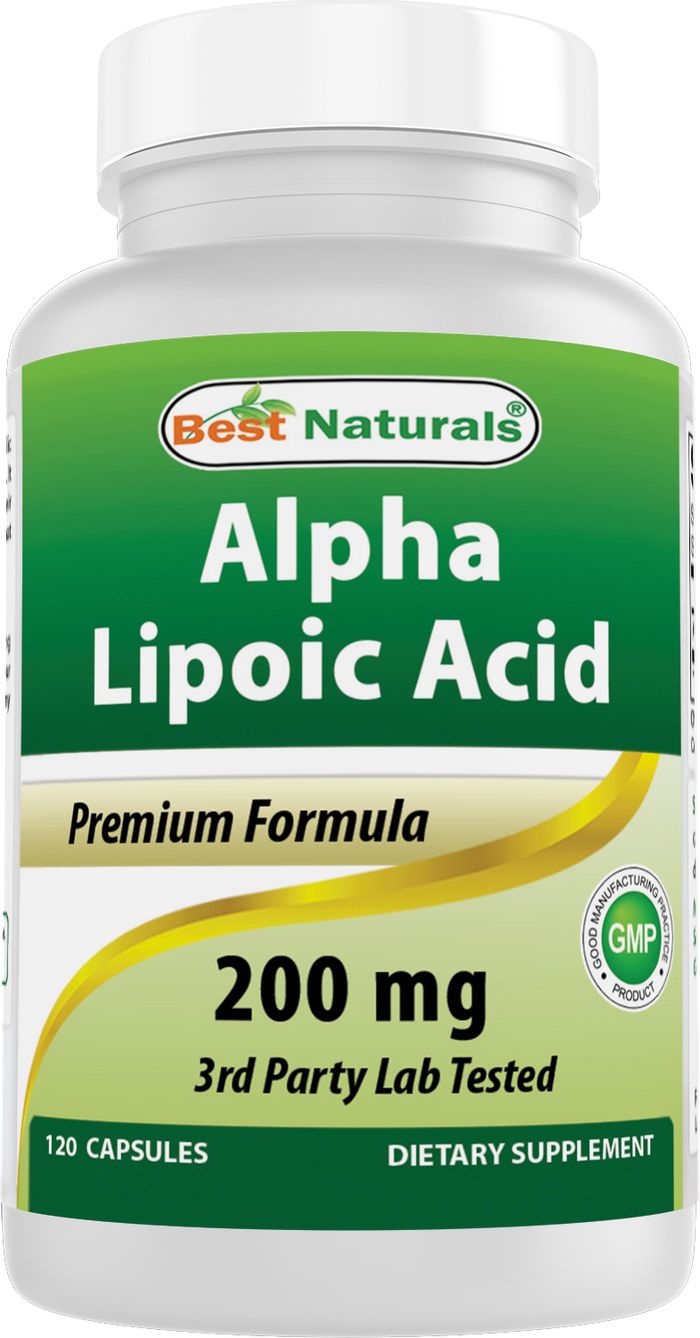 Best Naturals Alpha lipoic acid 200mg 120 Capsules