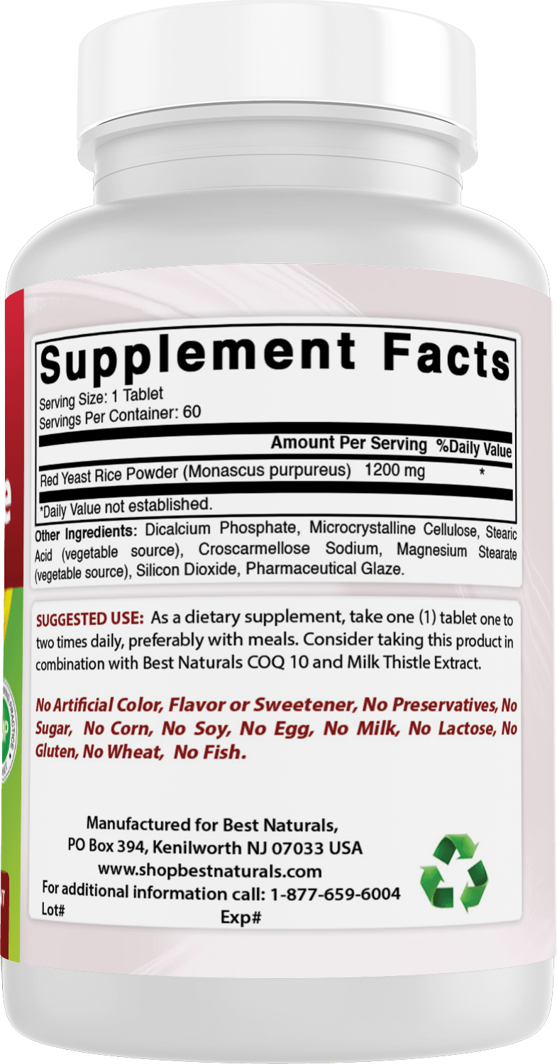 Lievito Di Riso Rosso 1200 Mg (per Dose) 240 Capsule A - Foto 10