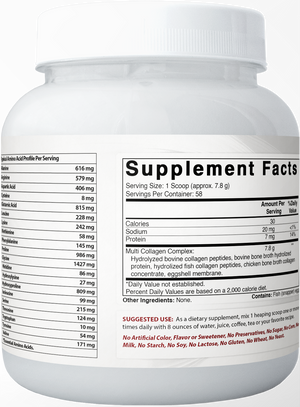 Best Naturals Multi Collagen Peptide Powder 1 Pound