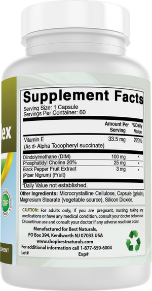 Best Naturals DIM-Complex 100 mg 60 Capsules