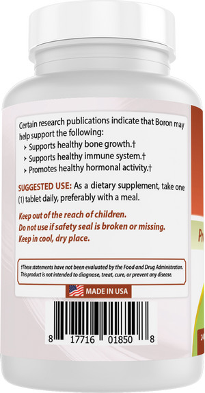 Best Naturals Boron Supplements 5 mg 240 Tablets