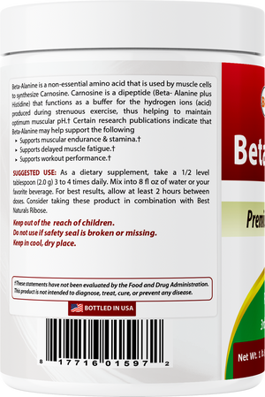 Best Naturals Beta Alanine 1lb Powder