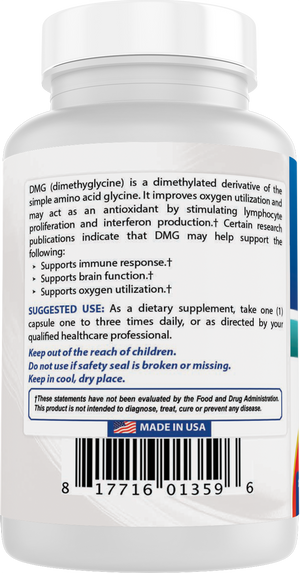 Best Naturals DMG 125 mg 120 Capsules