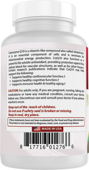 Best Naturals CoQ10 100 mg 120 Capsules