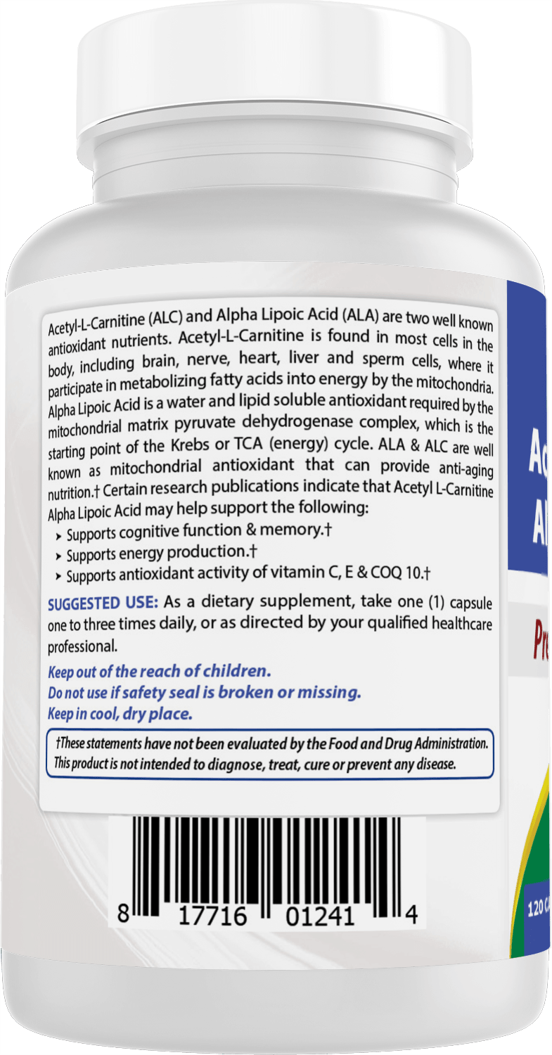 Best Naturals Acetyl L-Carnitine Alpha Lipoic Acid 750 mg 120 Capsules shopbestnaturals.com Best Naturals Acetyl L-Carnitine Alpha Lipoic Acid 750 mg 120 Capsules shopbestnaturals.com
