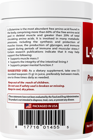 Best Naturals L-Glutamine 1 Lb Powder