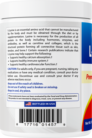 Best Naturals L-Lysine 1 Lb Powder