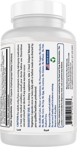 Best Naturals Probiotics for Women 100 Billion CFU - 10 Strains + Prebiotics Fiber + Digestive Enzyme Blend + Women's Health Herbal Blend - Immune, Digestive & Gut Health - 60 Deleyaed Capsules