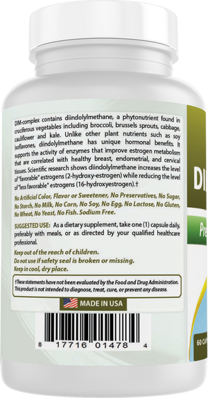 Best Naturals DIM-Complex 100 mg 60 Capsules