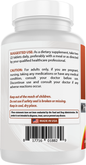 Best Naturals Calcium Magnesium Potassium - 120 Tablets - Non-GMO & Gluten Free