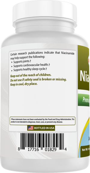 Best Naturals Niacinamide (Vitamin B3) Pure Powder 8 OZ