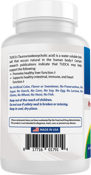 Best Naturals TUDCA 250 mg 60 Vegetarian Capsules