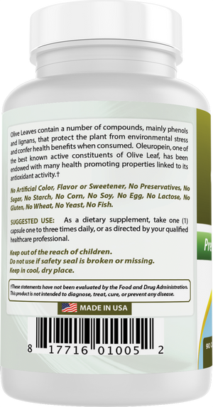 Best Naturals Olive Leaf Extract 700 mg 90 Capsules