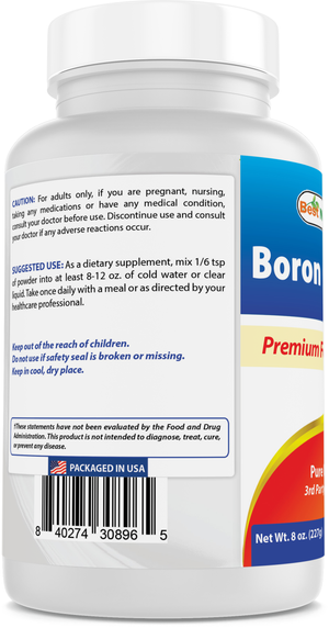 Best Naturals Boron Citrate Powder 8 Oz