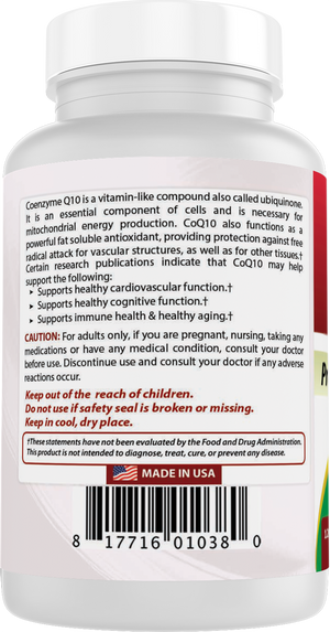 Best Naturals CoQ10 200 mg 120 Capsules
