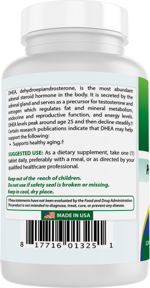 Best Naturals DHEA 50 mg 120 Tablets