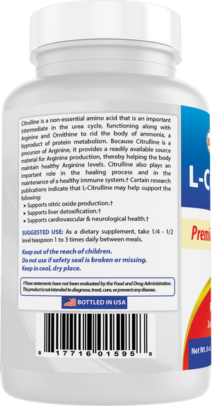 Best Naturals L-Citrulline 8 Oz Powder