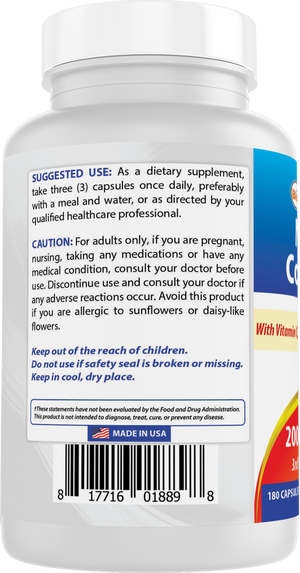 Best Naturals Multi Collagen Pills 2000mg for Women & Men - Hydrolyzed Collagen Peptides Capsules for Hair Skin and Nails with Types I II III V X, Biotin, Hyaluronic Acid & Vitamin C