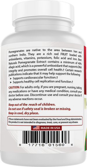 Best Naturals Pomegranate 250 mg 120 Capsules