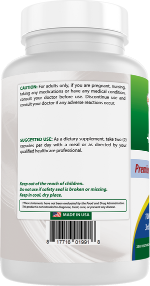 Best Naturals Parsley and Garlic 1000 mg per Serving 250 Vegetarian Capsules. Gluten Free and Non-GMO.