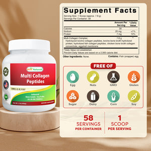 Best Naturals Multi Collagen Peptide Powder 1 Pound