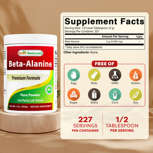 Best Naturals Beta Alanine 1lb Powder
