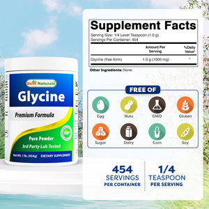 Best Naturals Glycine 1 Lb Powder