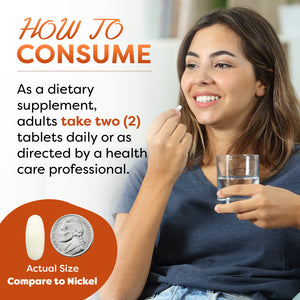 Best Naturals Calcium Magnesium Potassium - 120 Tablets - Non-GMO & Gluten Free