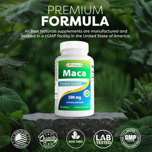 Best Naturals Maca 500 mg 250 Capsules