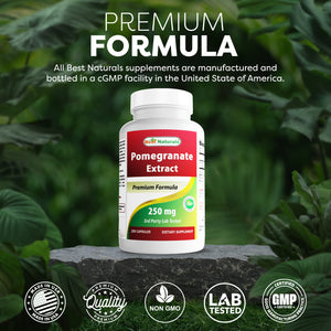 Best Naturals Pomegranate 250 mg 250 Capsules