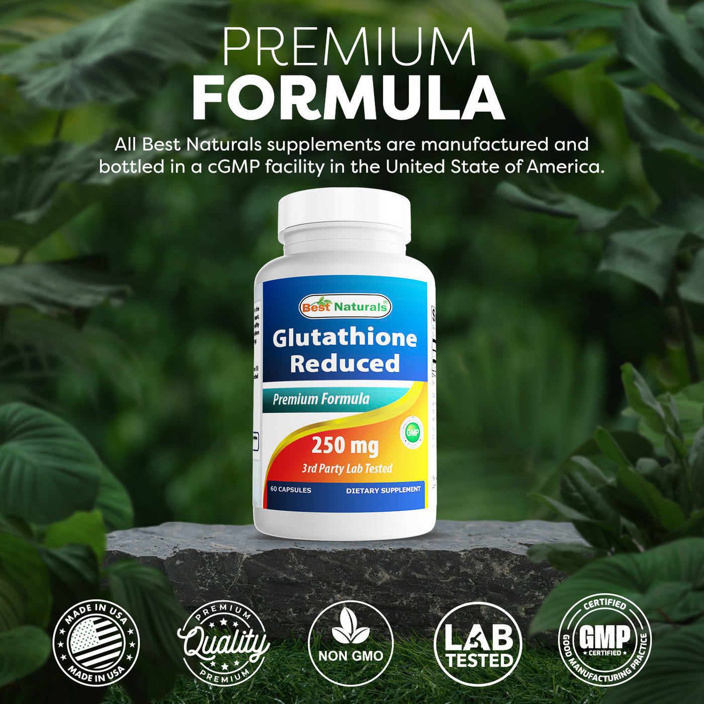 Best Naturals Glutathione Reduced 250 mg 60 Capsules shopbestnaturals.com Best Naturals Glutathione Reduced 250 mg 60 Capsules shopbestnaturals.com
