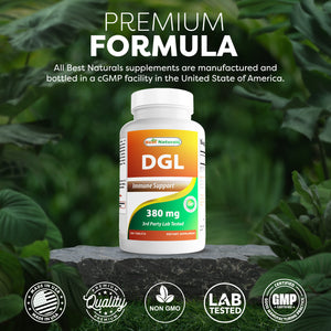Best Naturals DGL 380 mg 180 Tablets