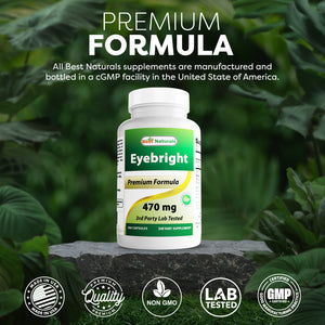 Best Naturals Eyebright 470 mg 180 Capsules