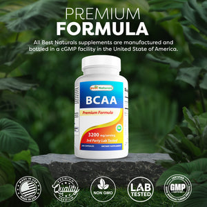 Best Naturals BCAA 800 mg 200 Capsules