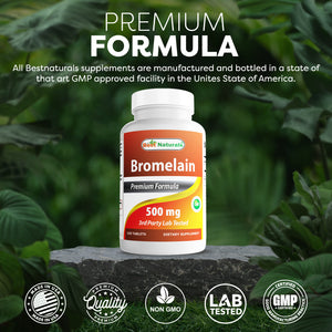 Best Naturals Bromelain 500 mg 120 Tablets